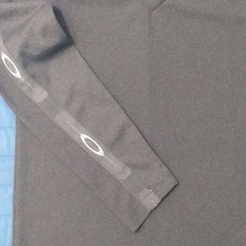 Men's long sleeve shirt new, dark gray, size S