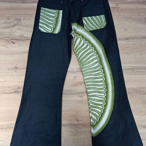 Men's Bell-Bottom Pants new, size S, 100% cotton from Thailand