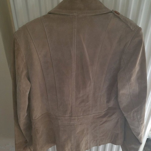 Women's leather jacket camel like new