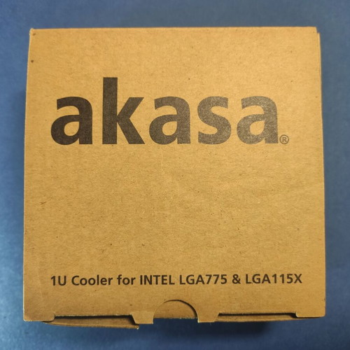 Akasa 1u Low Profile Cooler for LGA775/LGA115x New