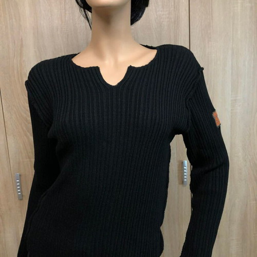 Free Wave knitted blouse size M like new, black