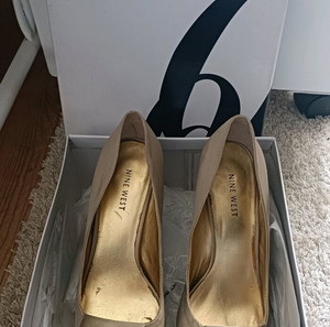 Nine West Peep Toe 37,5 νούμερο light gold