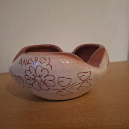 Ceramic ashtray vintage like new, Andros