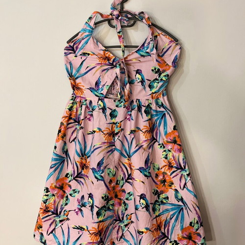 Atmosphere pink floral dress, sizes S/M