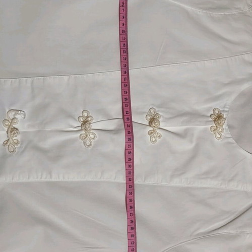 Vintage Benetton white cotton blouse size M like new