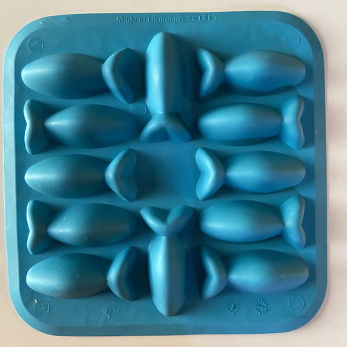 IKEA ice cube trays set of 3 with starfish, fish & puzzle shapes