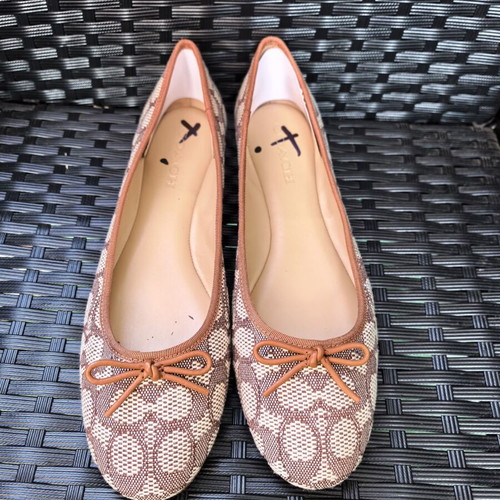 Coach Abigail ballerina flats size 40.5