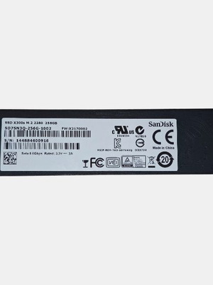SanDisk X300s M.2 SATA SSD 256GB σαν καινούργιο, 98% υγεία