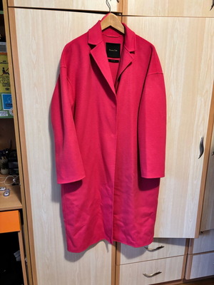 Massimo Dutti coat pink like new, size Small