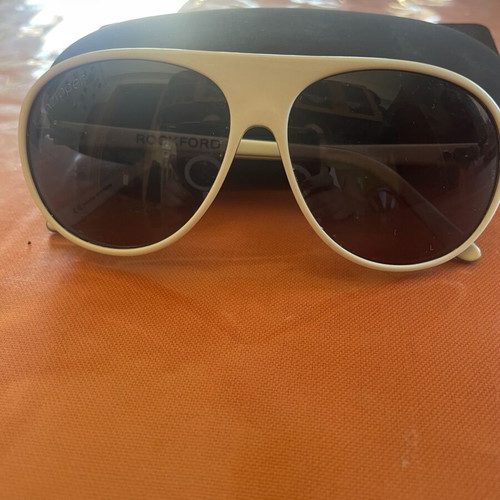 Vonzipper sunglasses like new, white frame