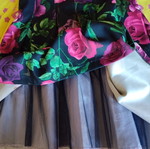 Matou France children's dress, size 8, colorful