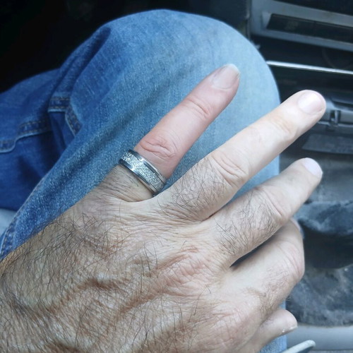 Unisex ring made of 8mm tungsten new