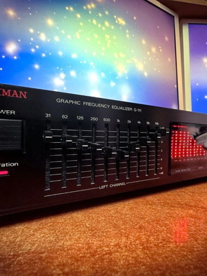 Luxman G-111 στερεοφωνικός γραφικός equalizer μεταχειρισμένος vintage hi-fi