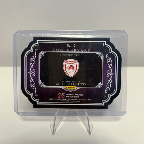 Euroleague Georgios Printezis /25 Anniversary sticker