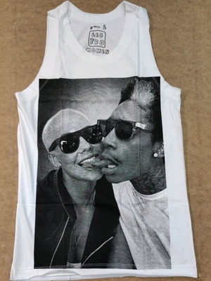 Amber Rose & Wiz Khalifa Sleeveless Cotton Top new, size L