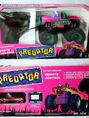 Vintage 1990 Predator Intimidator Monster Truck new Toy State