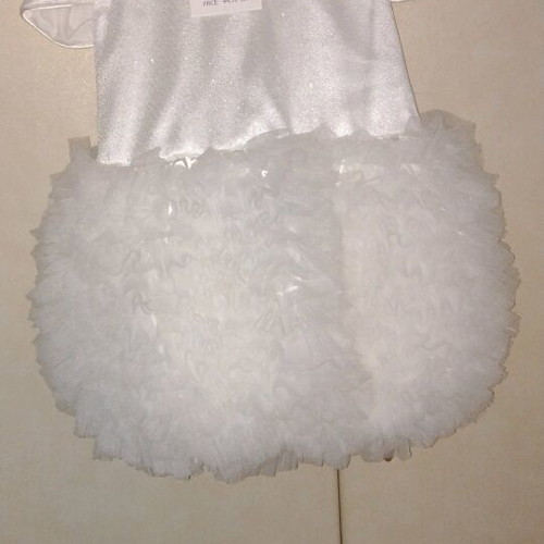 Dress new for flower girl or formal wear, size 3, tulle skirt