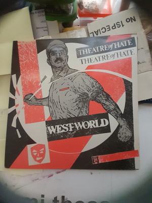 Theatre of Hate West World vinyl record used