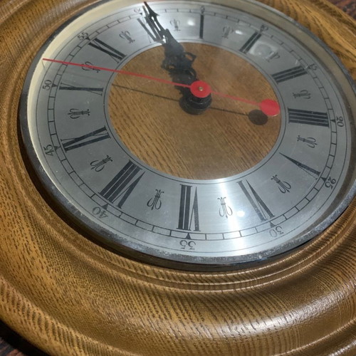 Antique wall clock used, analog