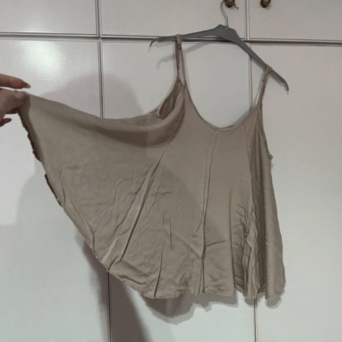 Celestino airy strap blouse like new, size S-M, beige