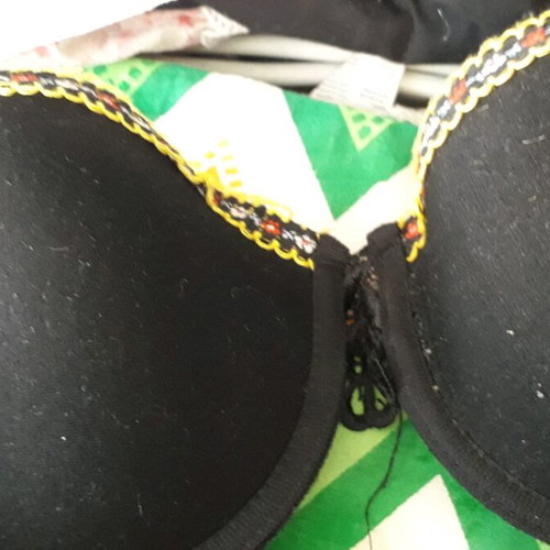 Bras set of 3 like new with padding in various colors
