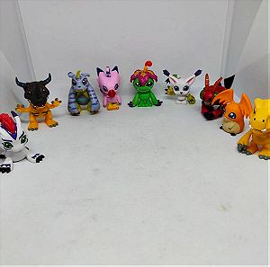 9 Συλλεκτικες Σπανιες Φιγουρες Digimon