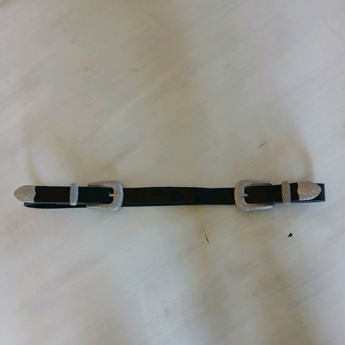 Western belt women's size medium 85 cm new, black