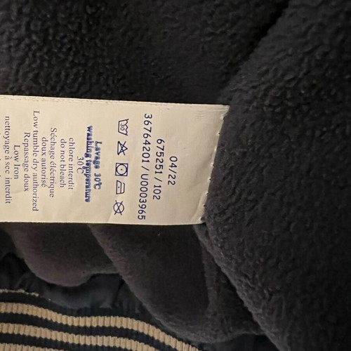 Baby jacket used with zipper and fur lining for 23 months