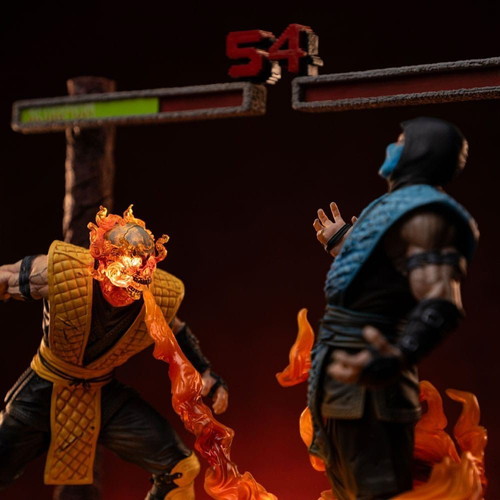 Statue Scorpion Fatality Mortal Kombat Deluxe Art Scale 1/10 Iron Studios new