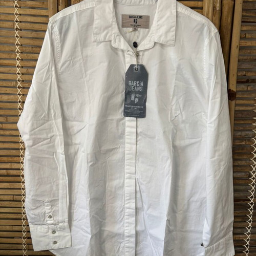 Garcia Jeans white long sleeve shirt XXL