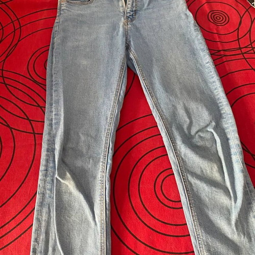 Mango Kids MNG Denim Jeans Girl 11-12 Years 152cm Light Blue Stretch Like New