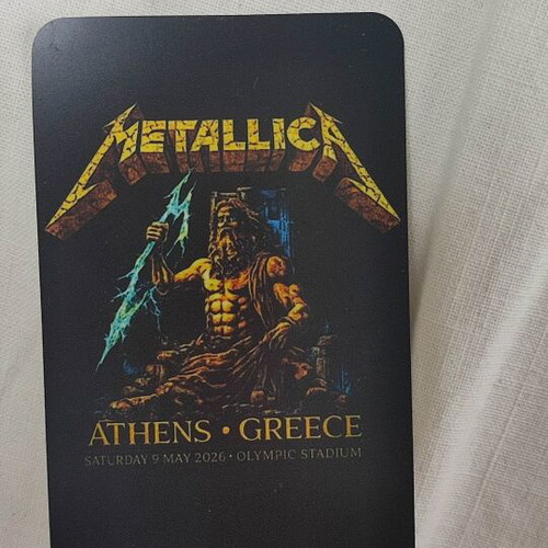 Metallica cards set of 4 new