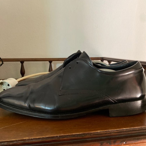 Men's Formal Shoes Haralas Size 43 Black Patent Leather Like New