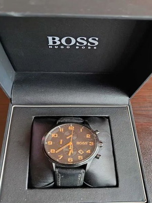 Hugo Boss мъжки часовник нов, черен