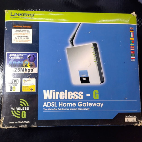 Linksys WAG200G modem/router ADSL2/2+… - € 10,00 - Vendora.gr