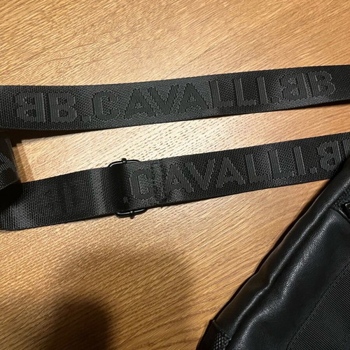 Cavalli BB shoulder bag black like new men's