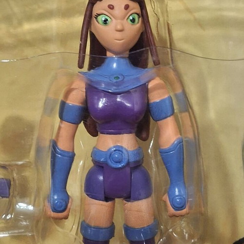Teen Titans Robin & Starfire figure set Bandai 2003 new