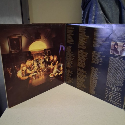 Iron Maiden Piece of Mind vinyl album, metal