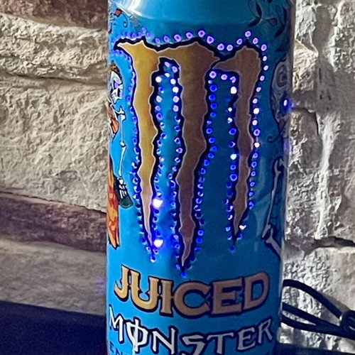 Monster LED light with remote control, music sync
