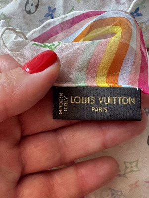 Louis Vuitton Monogram Multicolor μεταξωτό φουλάρι σαν καινούργιο