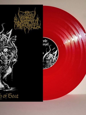 Unholy Wrath of Goat Split Red Vinyl LP new edition