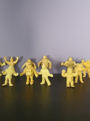 Kinkeshi Kinnikuman жълти фигури комплект от 11 употребявани
