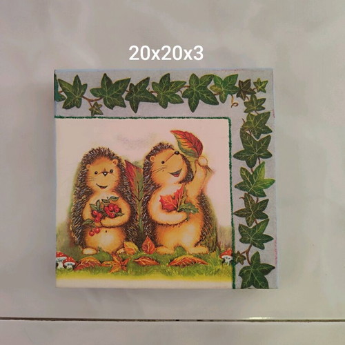 Set of 3 handmade children's frames like new