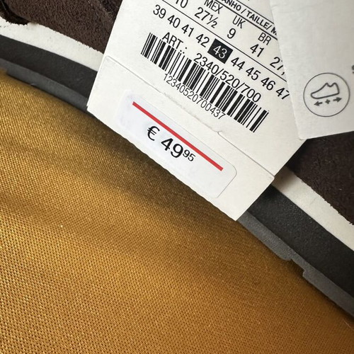 Zara men's suede loafers brand new, size 43, brown