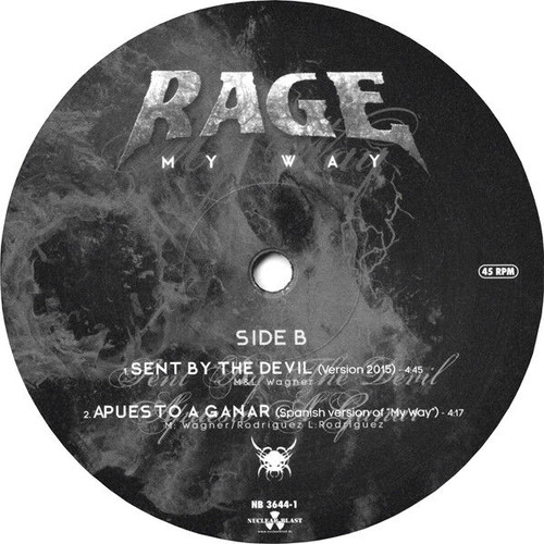 Rage My Way vinyl record used, metal