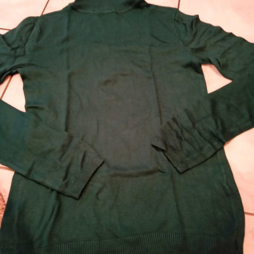 Pull & Bear women's green turtleneck like new