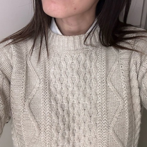 Tailor Made Knitwear pullover beige like new, one size