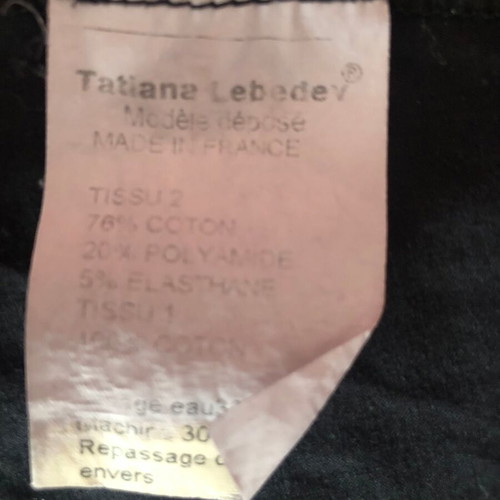 Tatiana Lebedev Black Asymmetric Dress Used, Size L