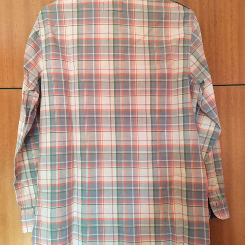 Current/Elliott Checked Shirt New With Denim Collar