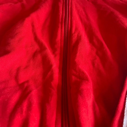 Noa & noa red cardigan size M like new with white details